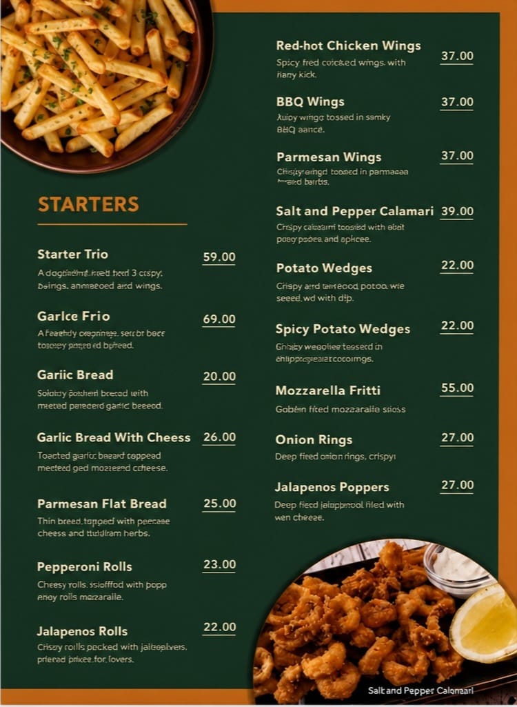 Menu Page 2